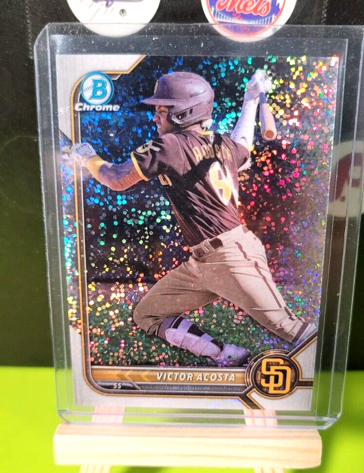 2022 BOWMAN CHROME PROSPECT VICTOR ACOSTA SHIMMER REFRACTO /299 #BCP-249