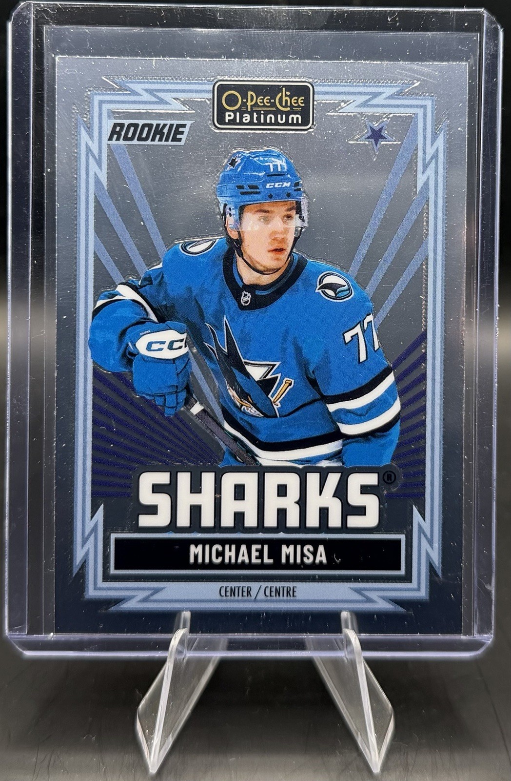 2025-26 O-Pee-Chee #R-100 Michael Misa Retro RC San Jose Sharks
