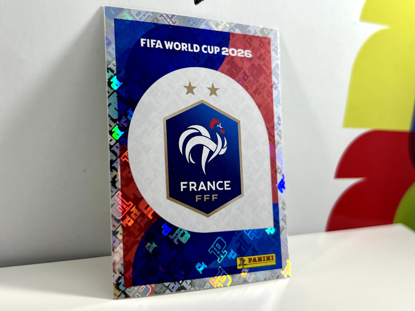 FRA – France Blue border + Team Badge – YOU PICK – Panini FIFA World Cup 2026