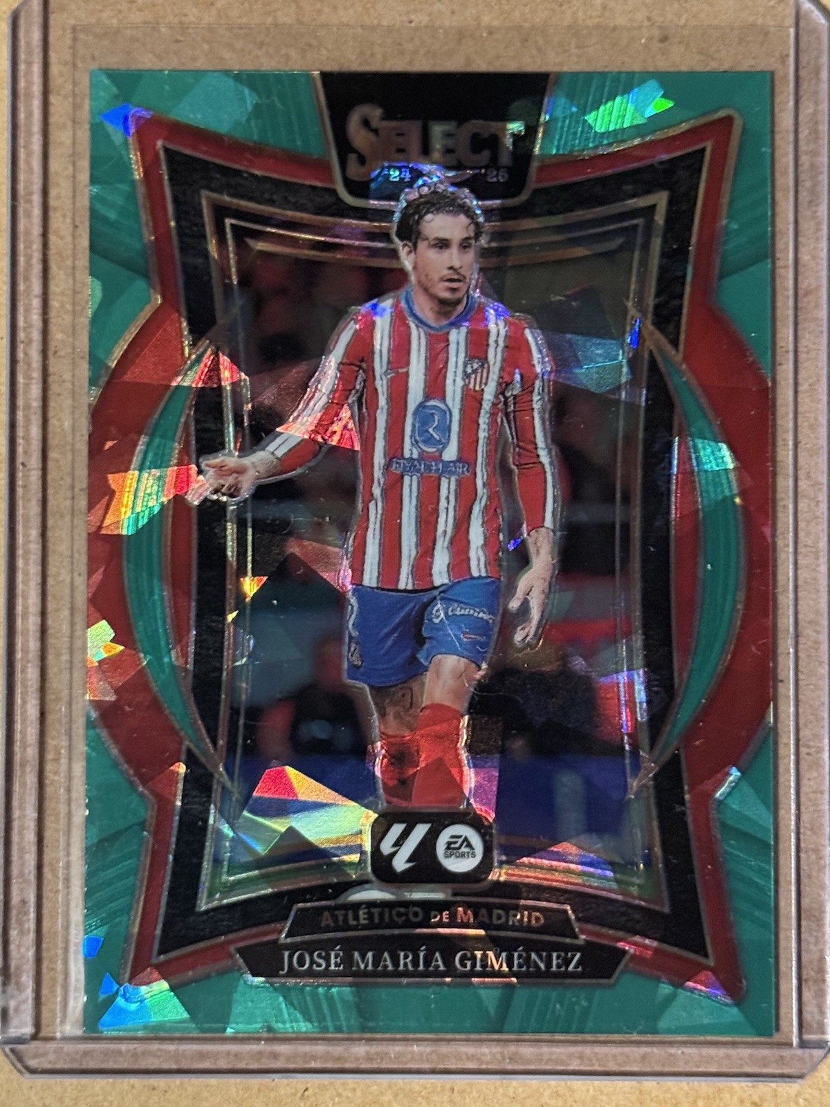 2024-25 Panini Select Prizm JOSÉ MARÍA GIMÉNEZ Green Cracked Ice #99 Madrid