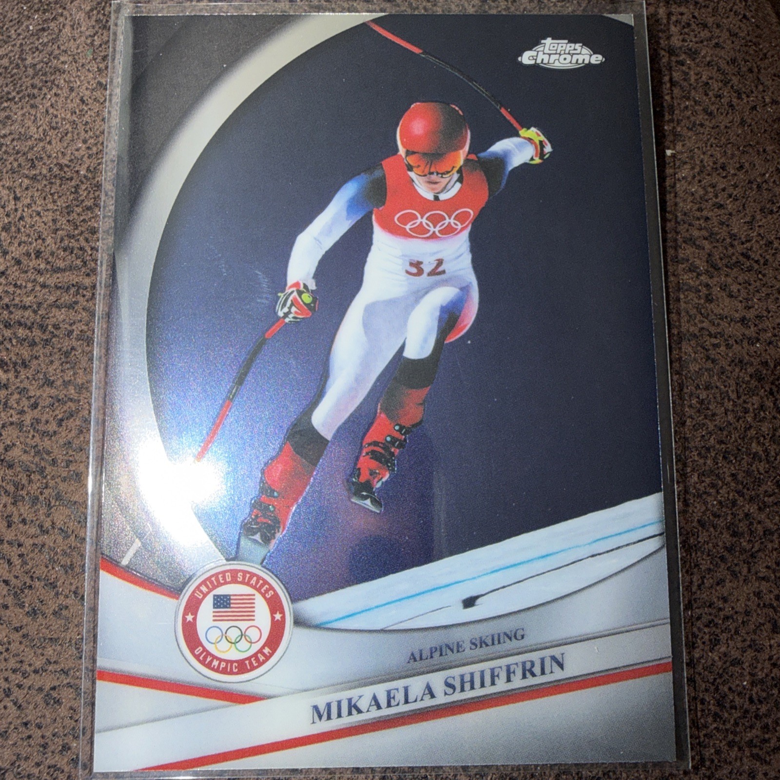 2026 Topps Chrome Winter Olympics Hopefuls #105 Mikaela Shiffrin 🔥