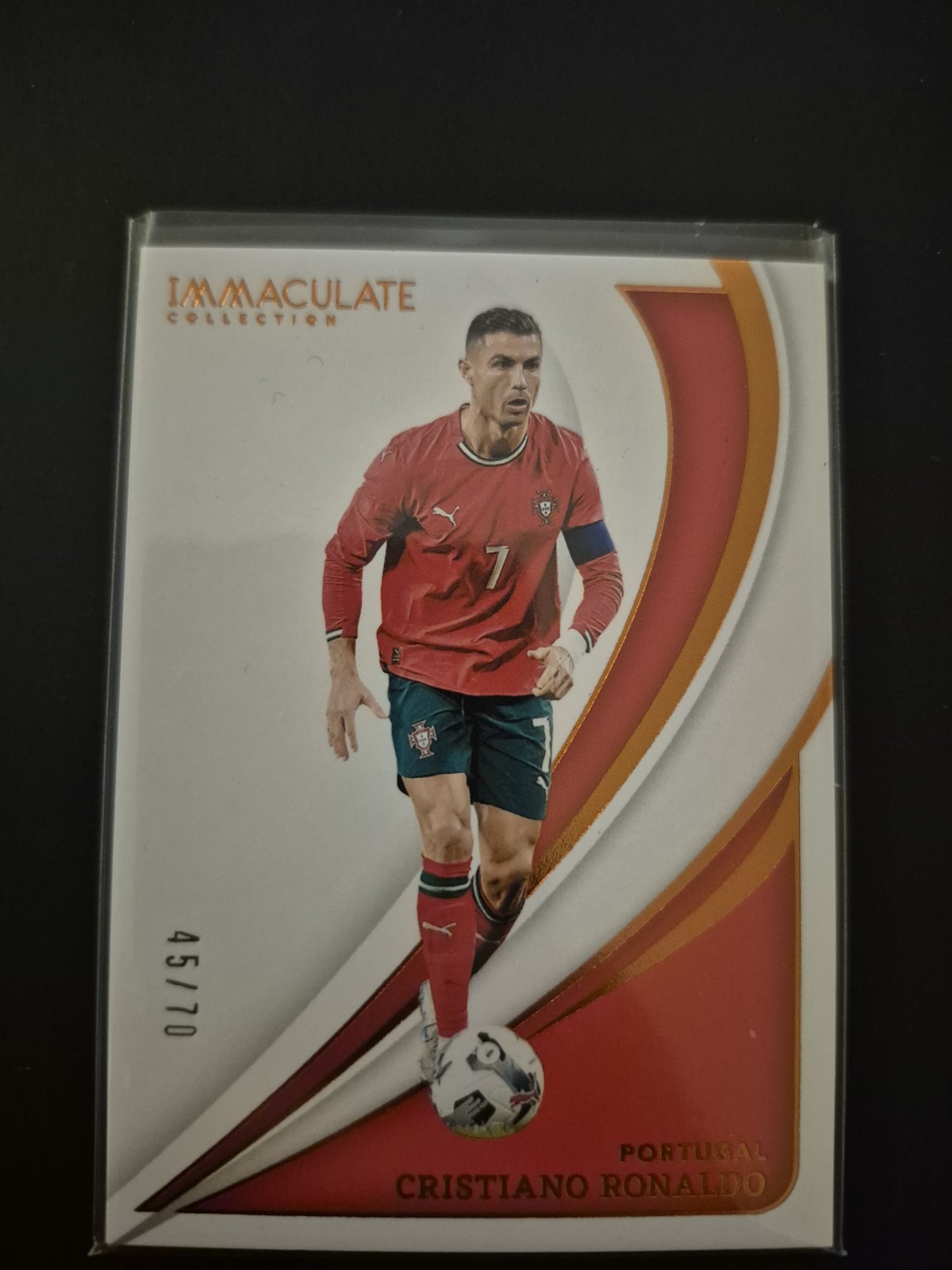 2024-25 Panini Immaculate Cristiano Ronaldo Bronze 45/70 #109 Portugal