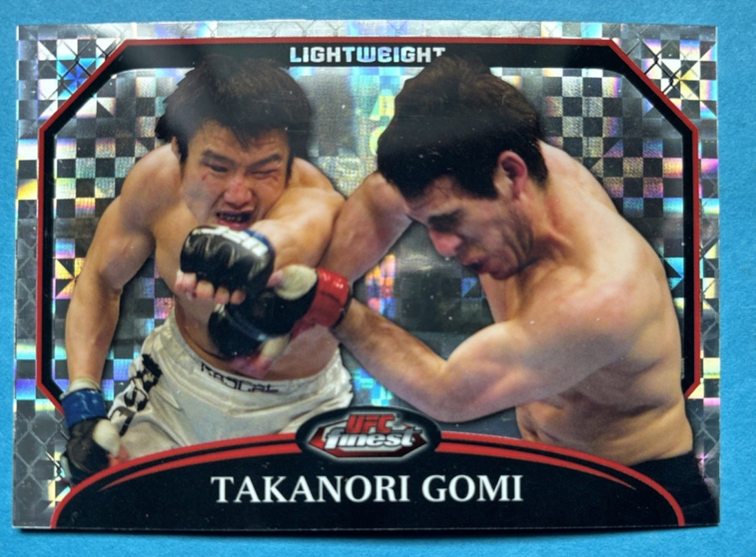 2011 Topps UFC Finest Takanori Gomi X-Fractor Refractor 314/388