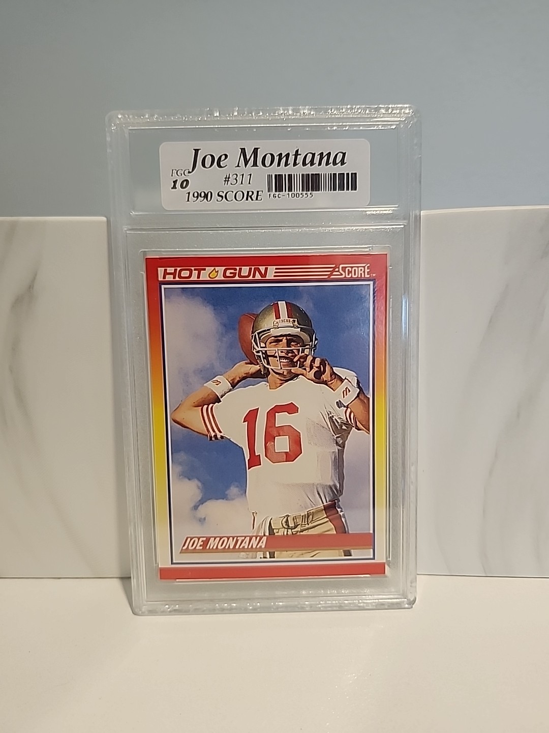 💎 💎 1990 Score – Joe Montana #311 💎 GRADED FGC10 💎 💎