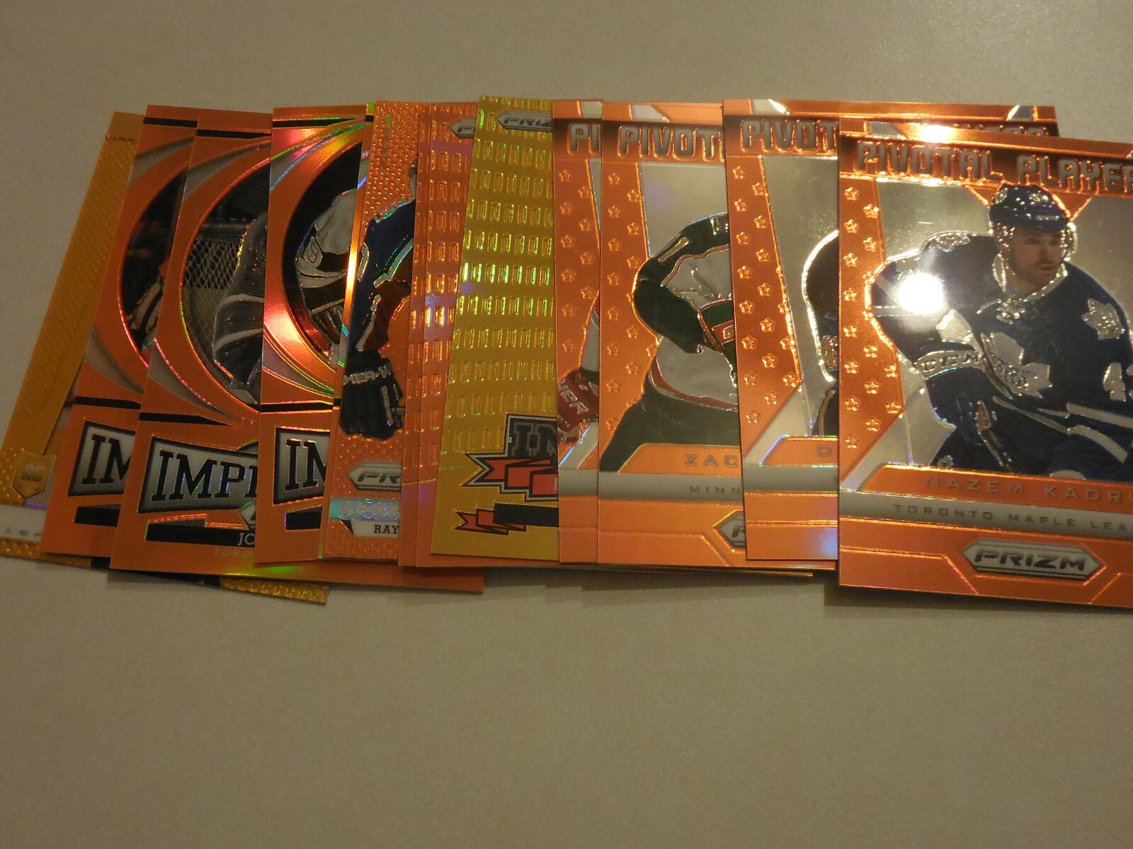 2013/2014 Panini Prizm GOLD/10, Orange/50 & Cracked Ice U PICK