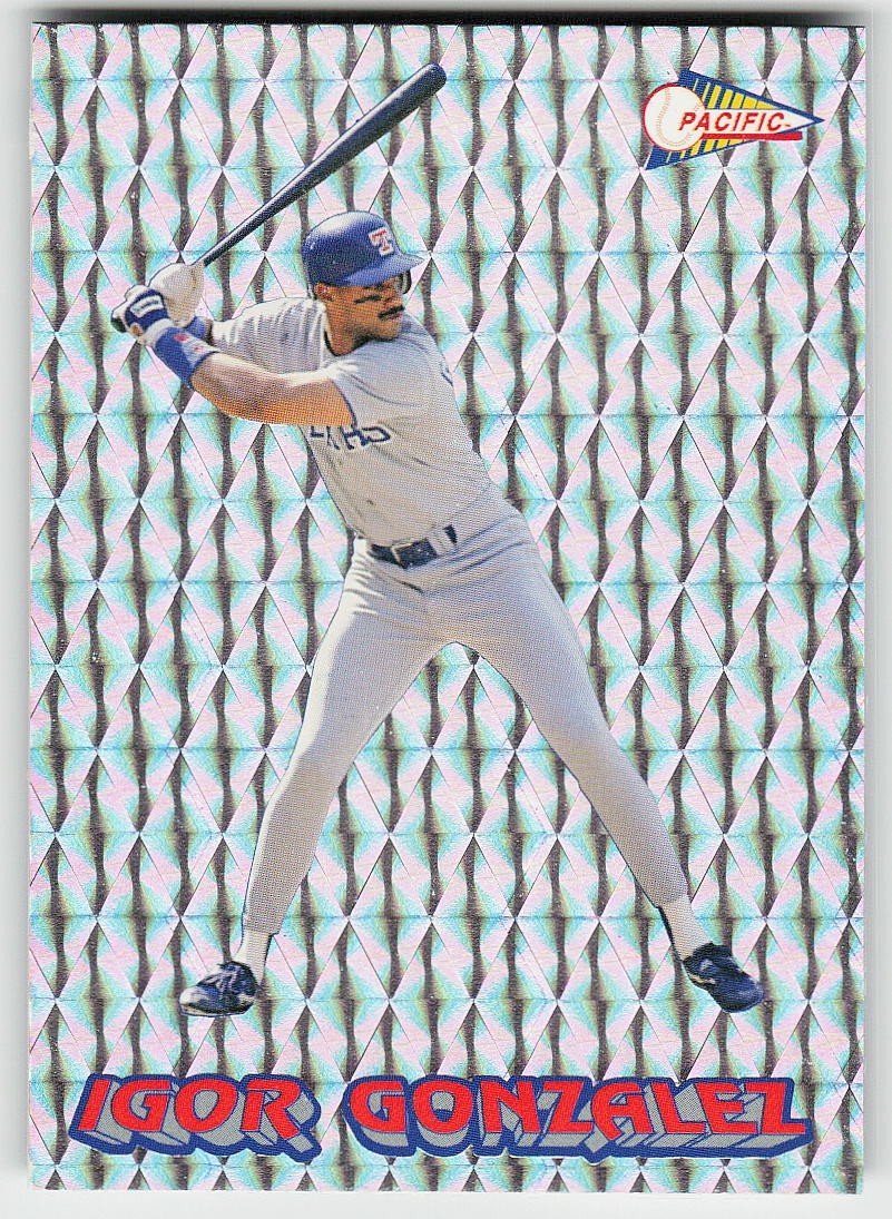 1993 Pacific Spanish #14 Igor Gonzalez BASEBALL Texas Rangers