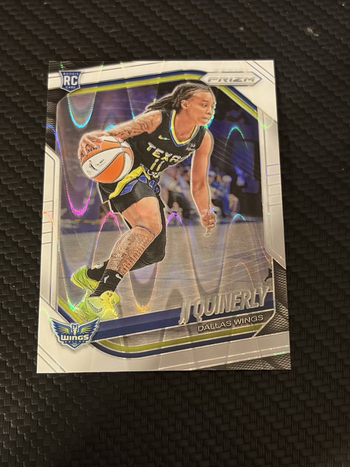 2025 Panini Prizm WNBA White Seismic Prizm 🏀 JJ Quinerly #95 RC 🏀 Wings