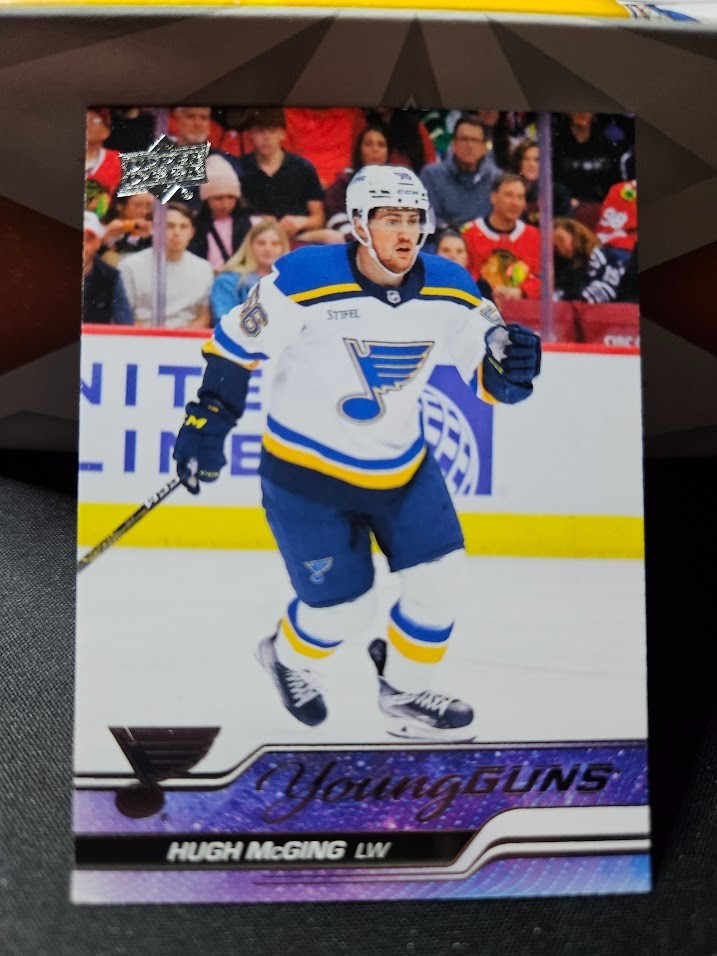 2023-24 Upper Deck Hugh McGing Rookie Young Guns St. Louis Blues RC #469