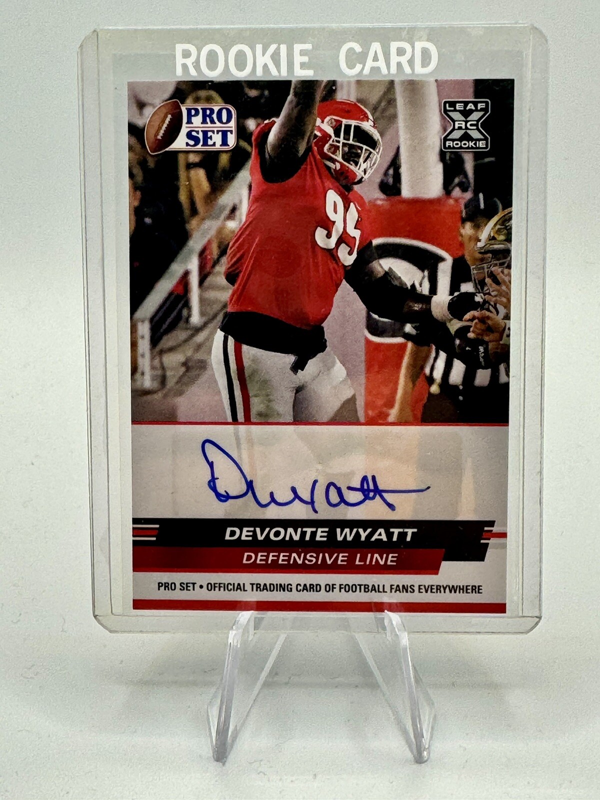 2022 Leaf Pro Set Draft – Autographs Blue #PSA-DW2 Devonte Wyatt (AU, RC)