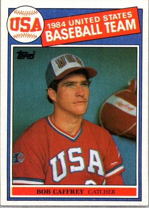 1985 Topps – 1984 United States Baseball Team Bob Caffrey #394 (RC)