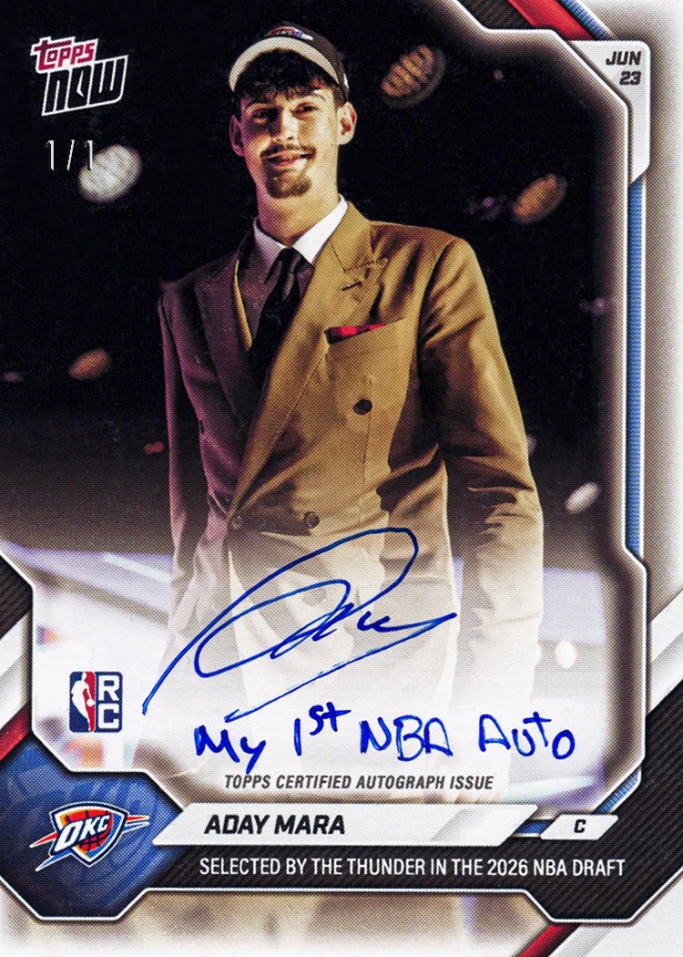 Aday Mara 12th OVERALL PICK IN 2026 NBA DRAFT *POSSIBLE 1/1 AUTO*Presale