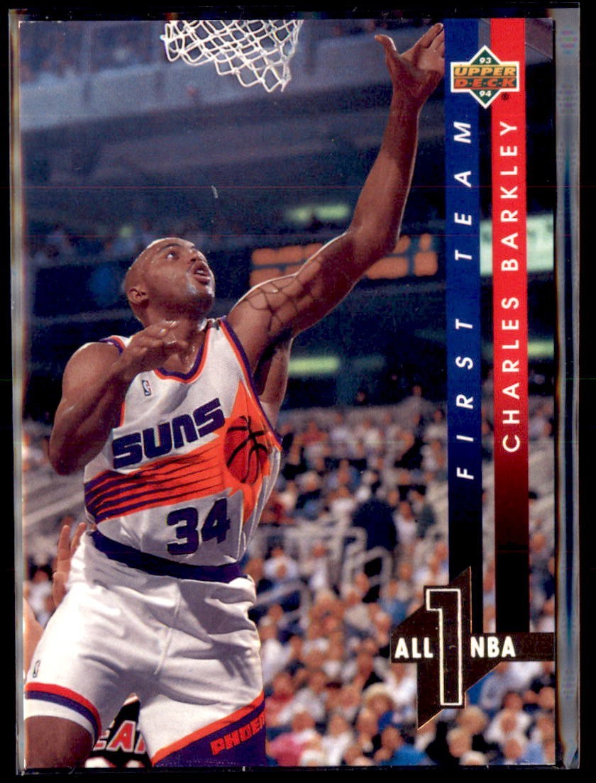 1993 Upper Deck Basketball All NBA First Team Charles Barkley Suns AN1