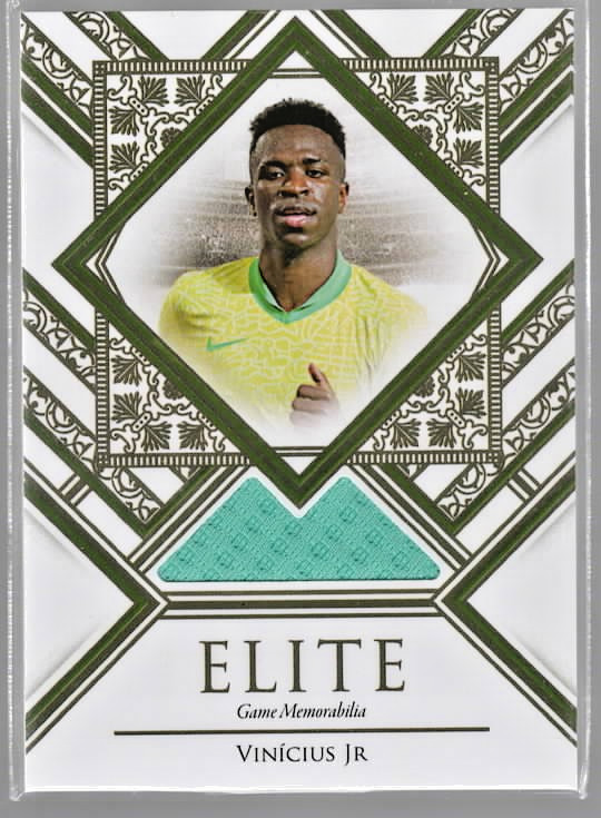 2025 Futera Unique Vinicius Vini Jr. Elite Memorabilia Jersey Patch 16/20