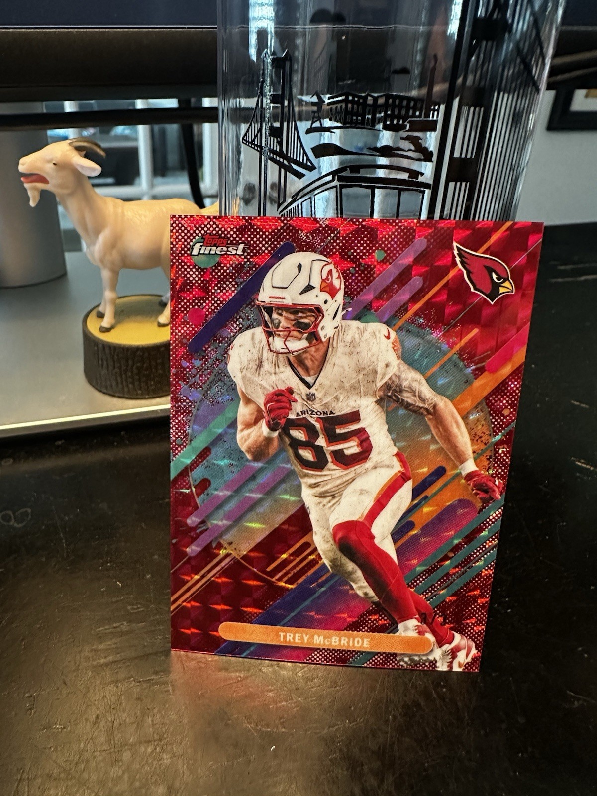 2025 Topps Finest 272 Trey McBride Rare Red Geometric 3/3 SSP BREAKERS DELIGHT