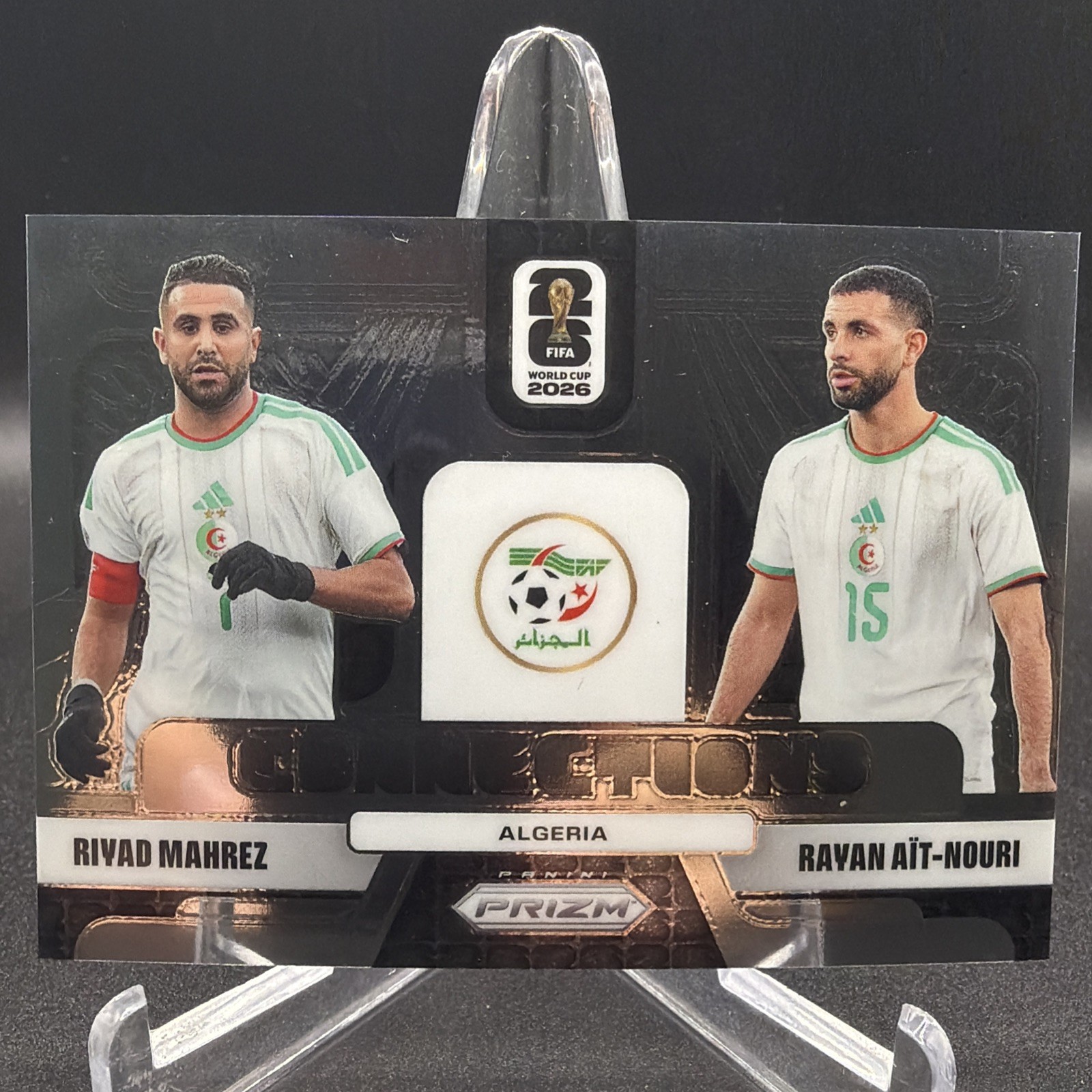 2026 Prizm FIFA World Cup Connections #6 Rayan Ait-Nouri/Riyad Mahrez, Algeria