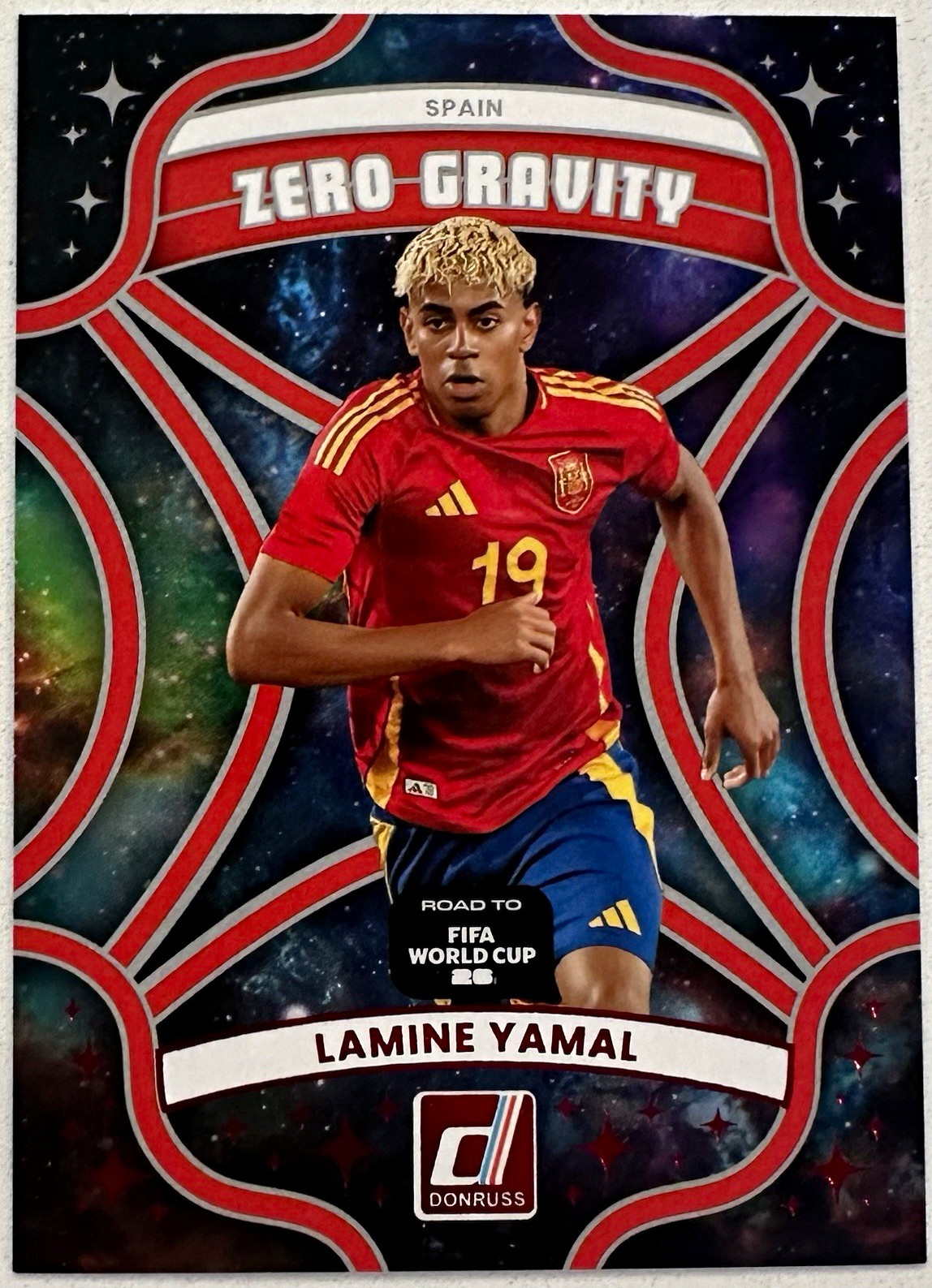 Panini Donruss 2025-26 Road to FIFA World Cup Zero Gravity Lamine Yamal #10