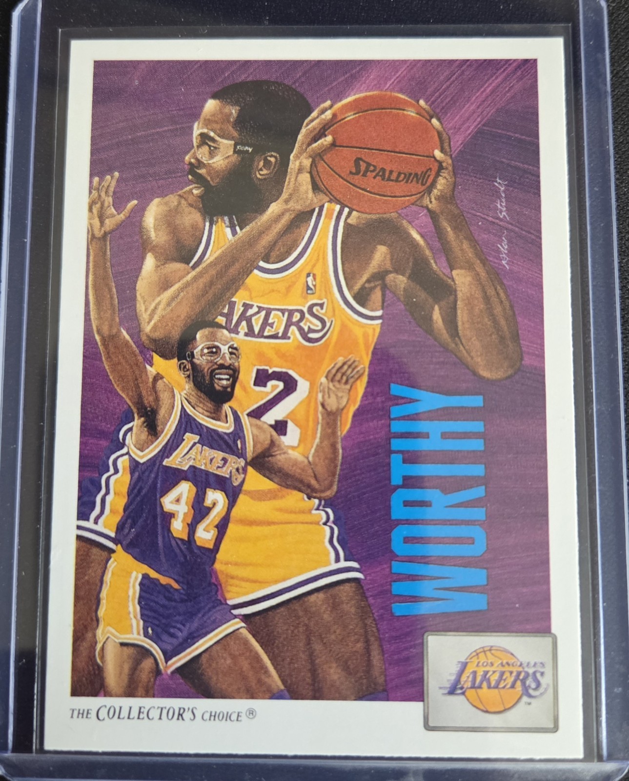 1991-92 Upper Deck – Team Checklist James Worthy #85
