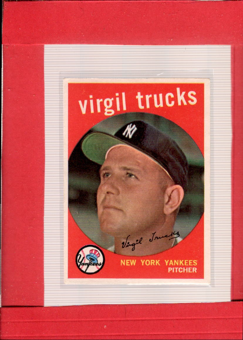 1959 Topps #417 Virgil Trucks EX+ Excellent+ Yankees ID:57861