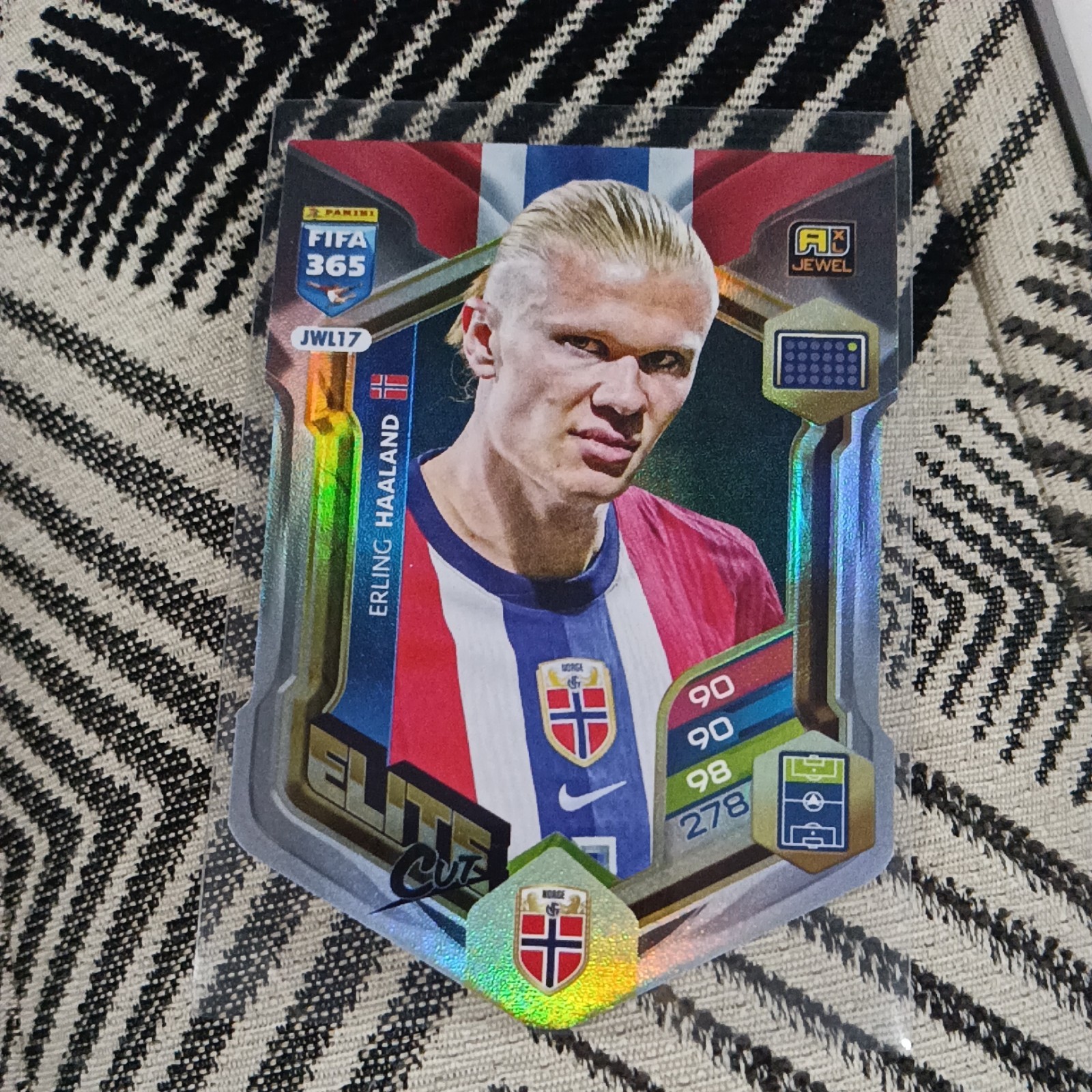 Adrenalyn XL FIFA 365 2026 ELITE CUT JEWEL JWL17 Erling Haaland Norway Man City