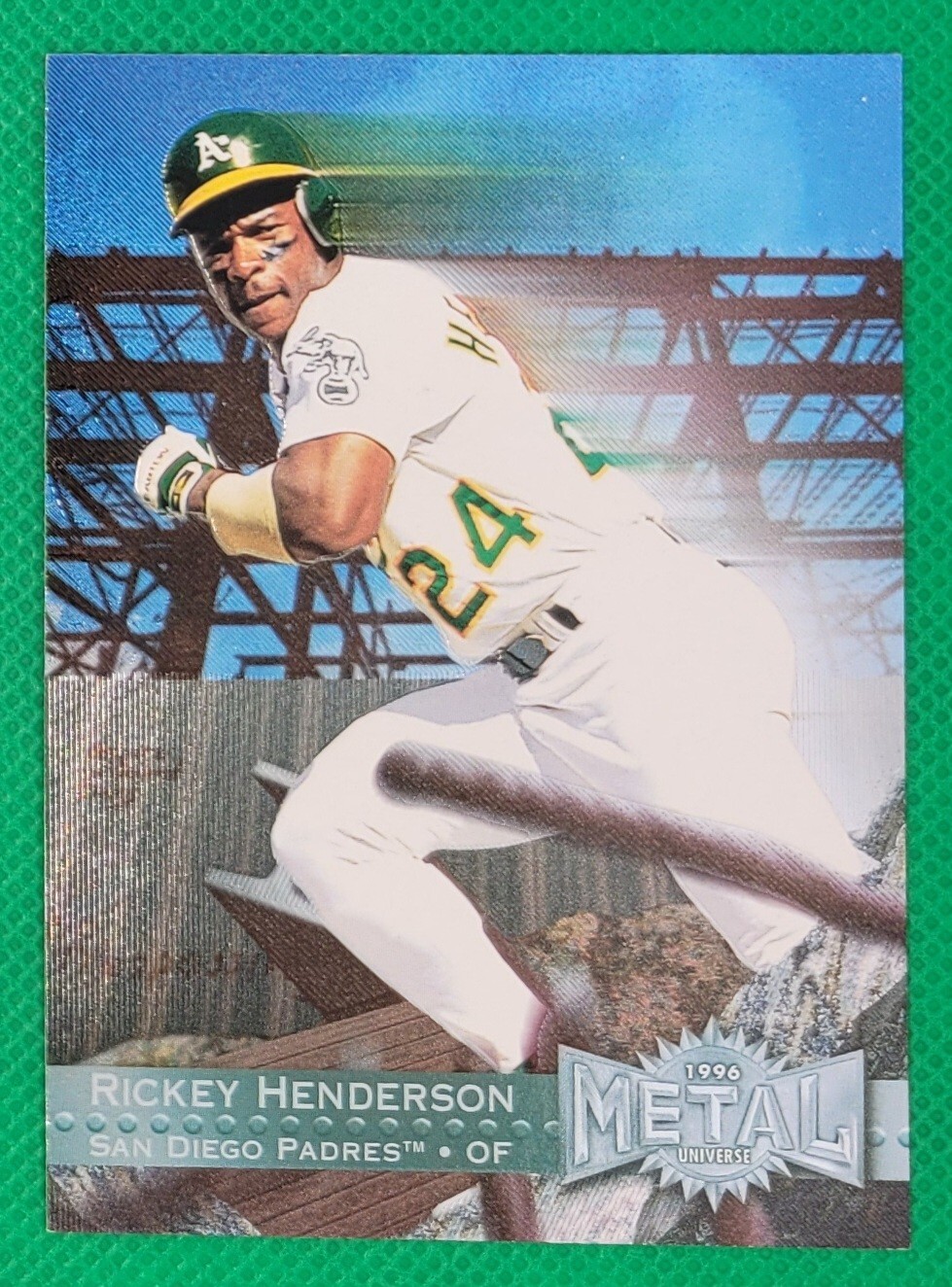 1996 Fleer Metal Universe Rickey Henderson #237 – FOIL – 10+ Items Ship FREE!!!