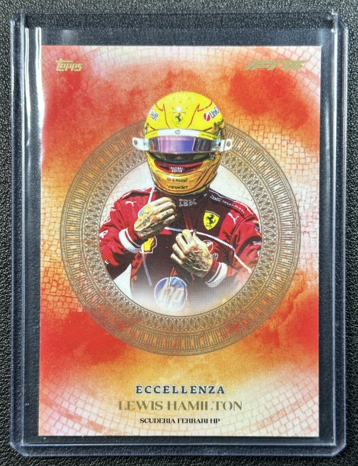 LEWIS HAMILTON 2025 TOPPS ECCELLENZA F1 #NNO EMERGING STARS TREASURE SUPER RARE