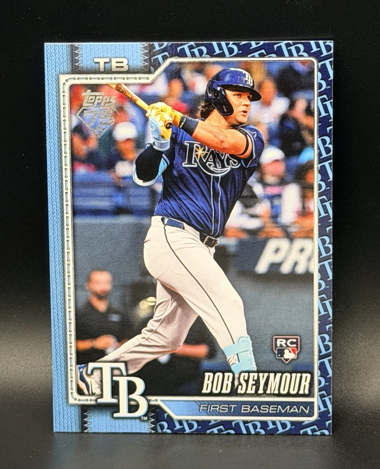 2026 Topps Bob Seymour RC Team Color Border Variation #70 Rays Rookie Logo SP