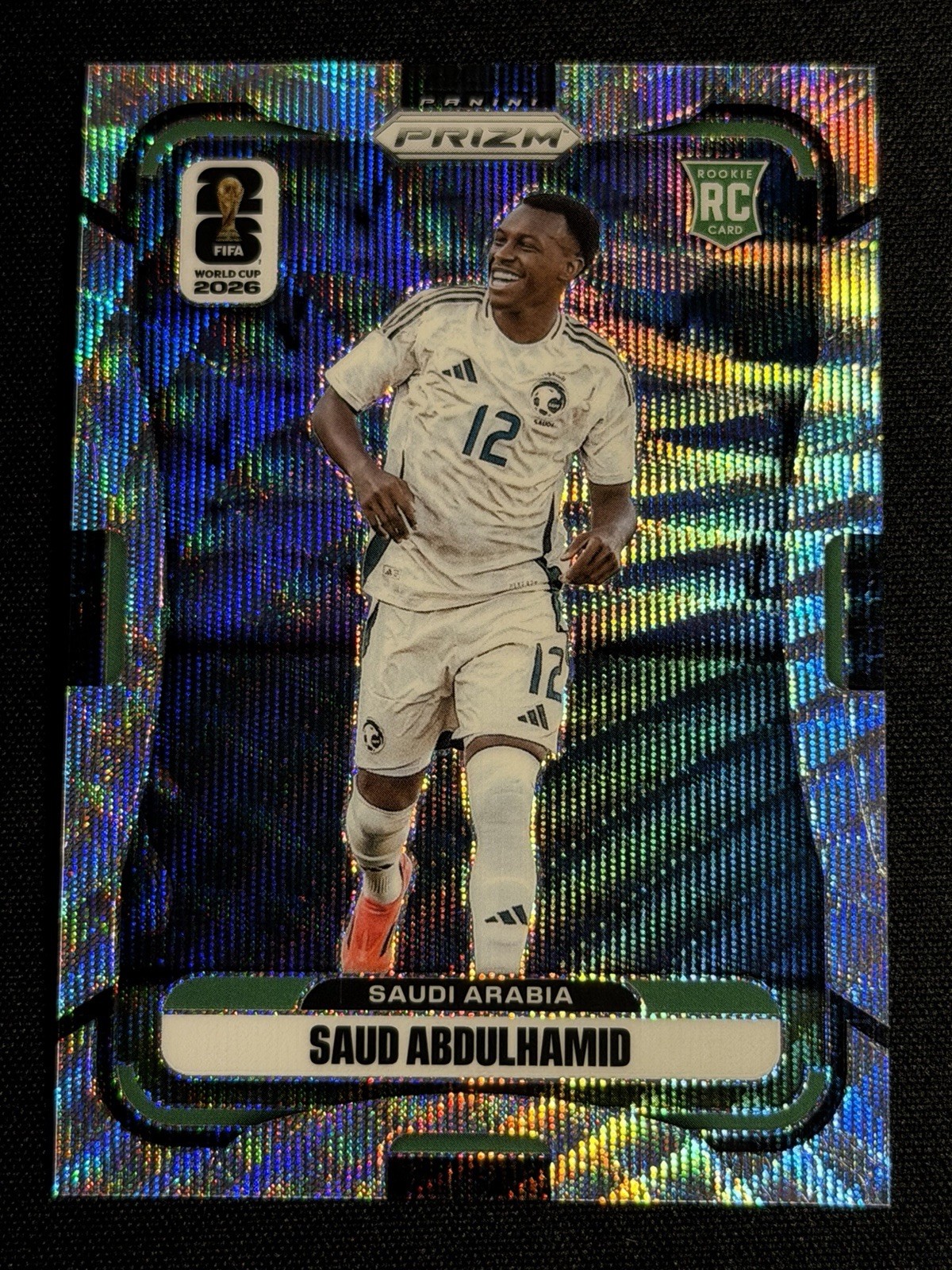 2026 Panini Prizm FIFA World Cup SAUD ABDULHAMID Wave No. 384 Saudi Arabia
