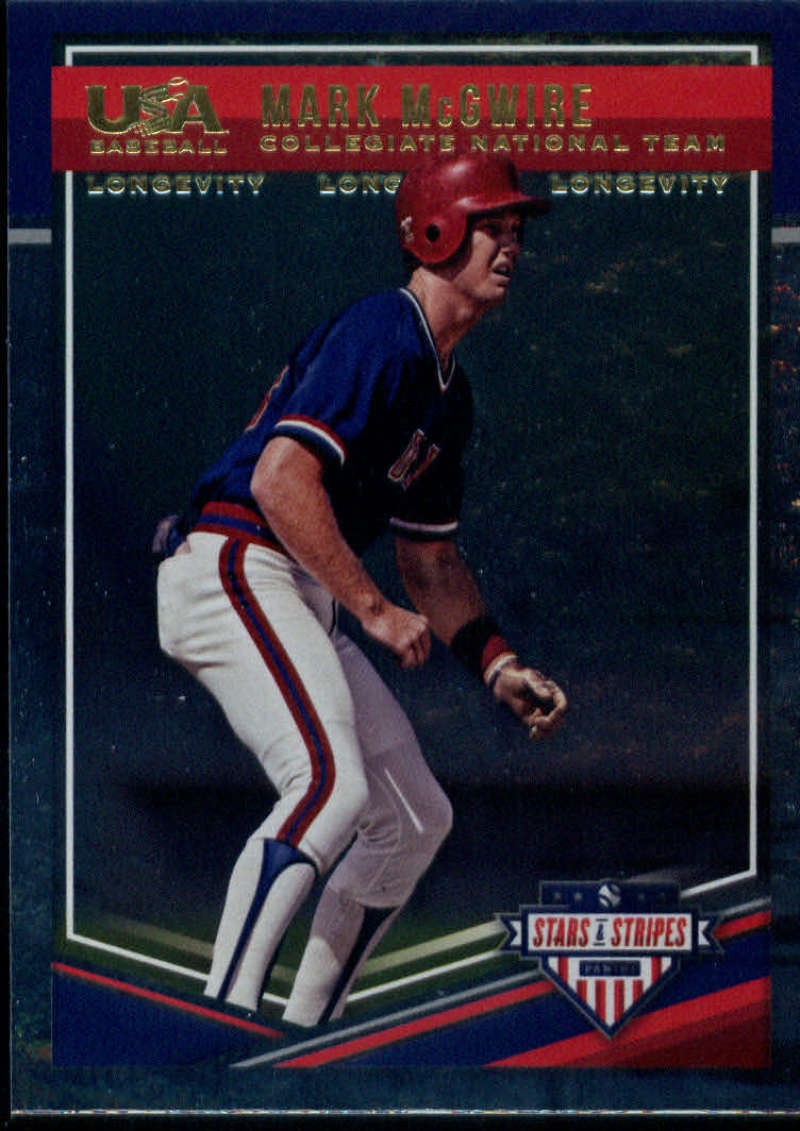 2018 Panini USA Stars & Stripes – Longevity SP Mark McGwire #100 Base