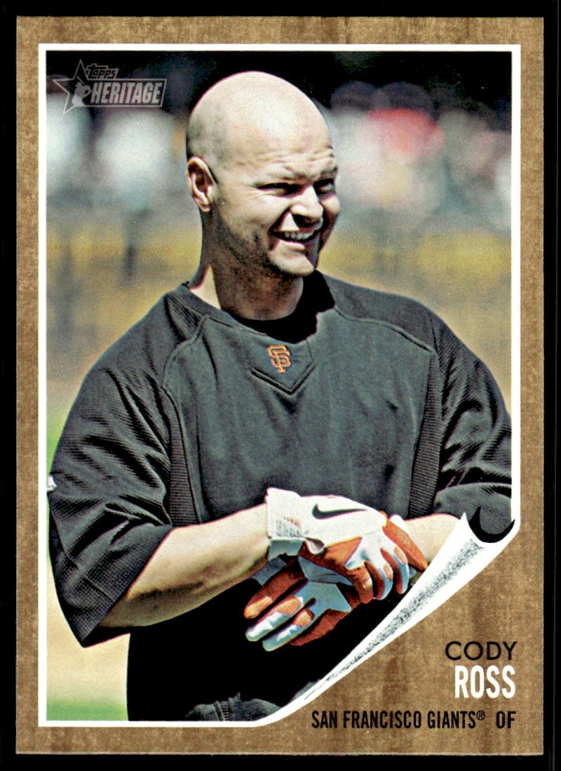 2011 Topps Heritage Cody Ross San Francisco Giants #182