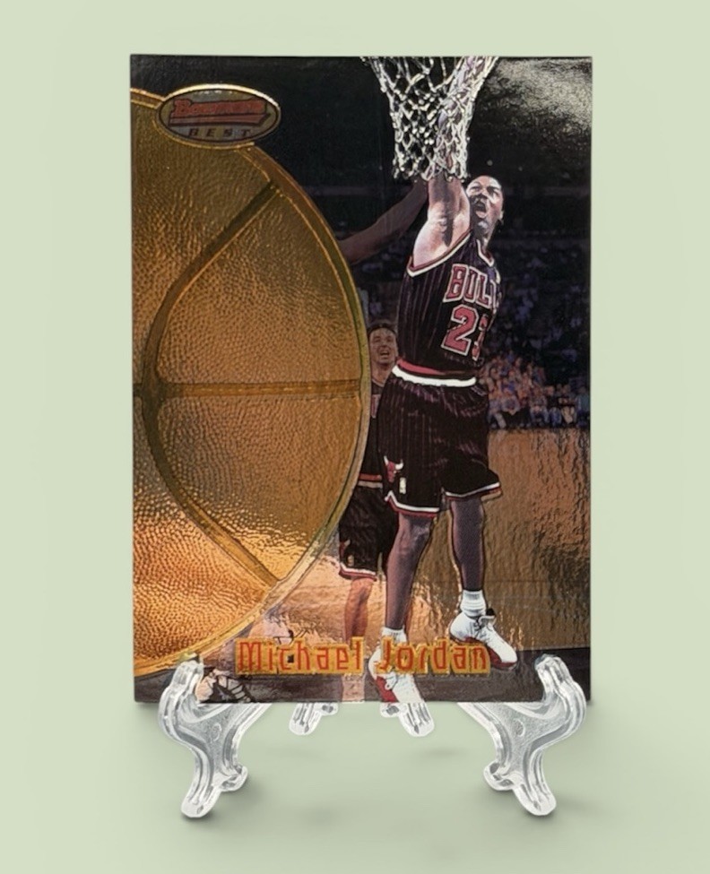 1997-98 Bowman’s Best #60 Michael Jordan Chicago Bulls HOF NBA Card
