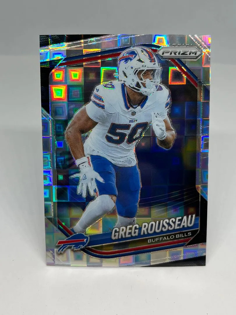 Greg Rousseau 2025 Panini Prizm Pandora /400 Card #9 Bills