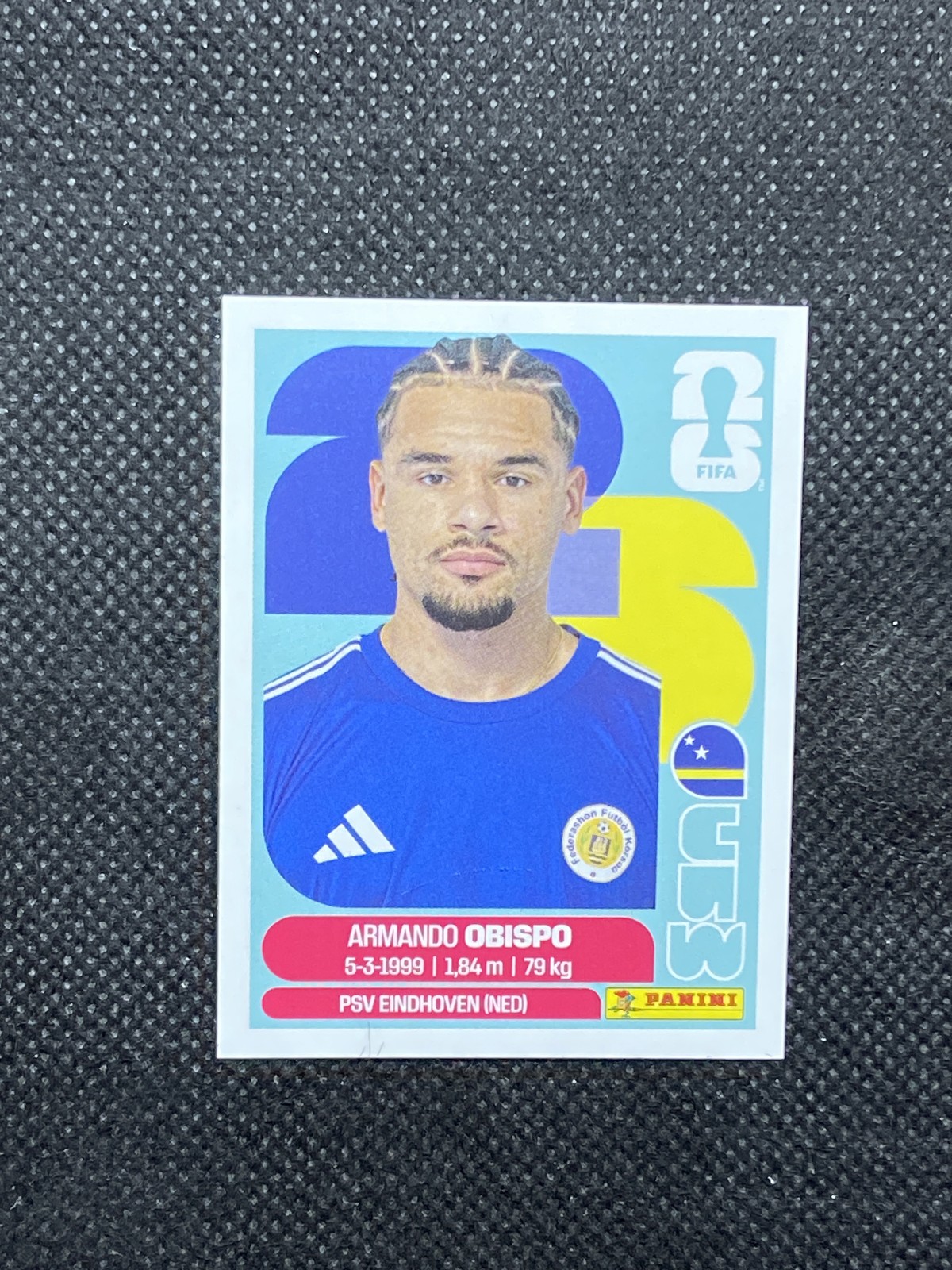 2026 Panini FIFA World Cup Stickers Armando Obispo CUW Curacao #CUW3