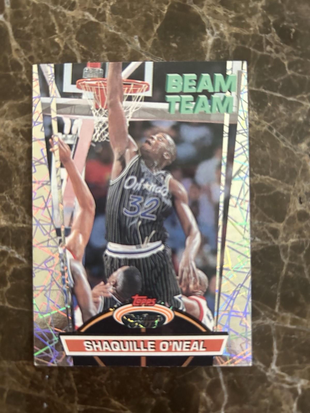 1992-93 Topps Stadium Club – Beam Team Shaquille O’Neal #21 (RC)