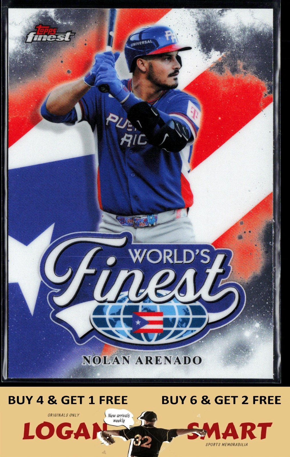 Nolan Arenado 2026 Finest World’s Finest #WF-29 Puerto Rico