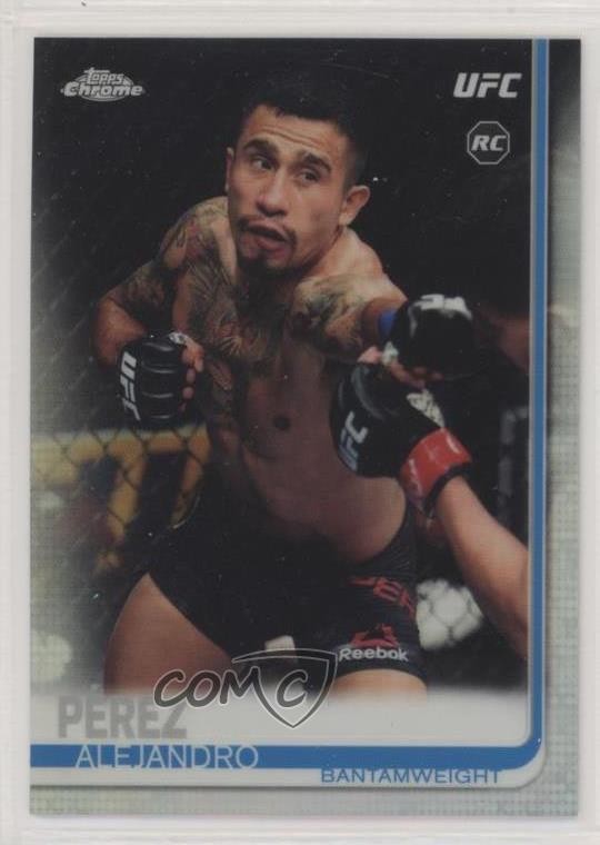 2019 Topps Chrome UFC Refractor Alejandro Perez #42 Rookie RC 3k8