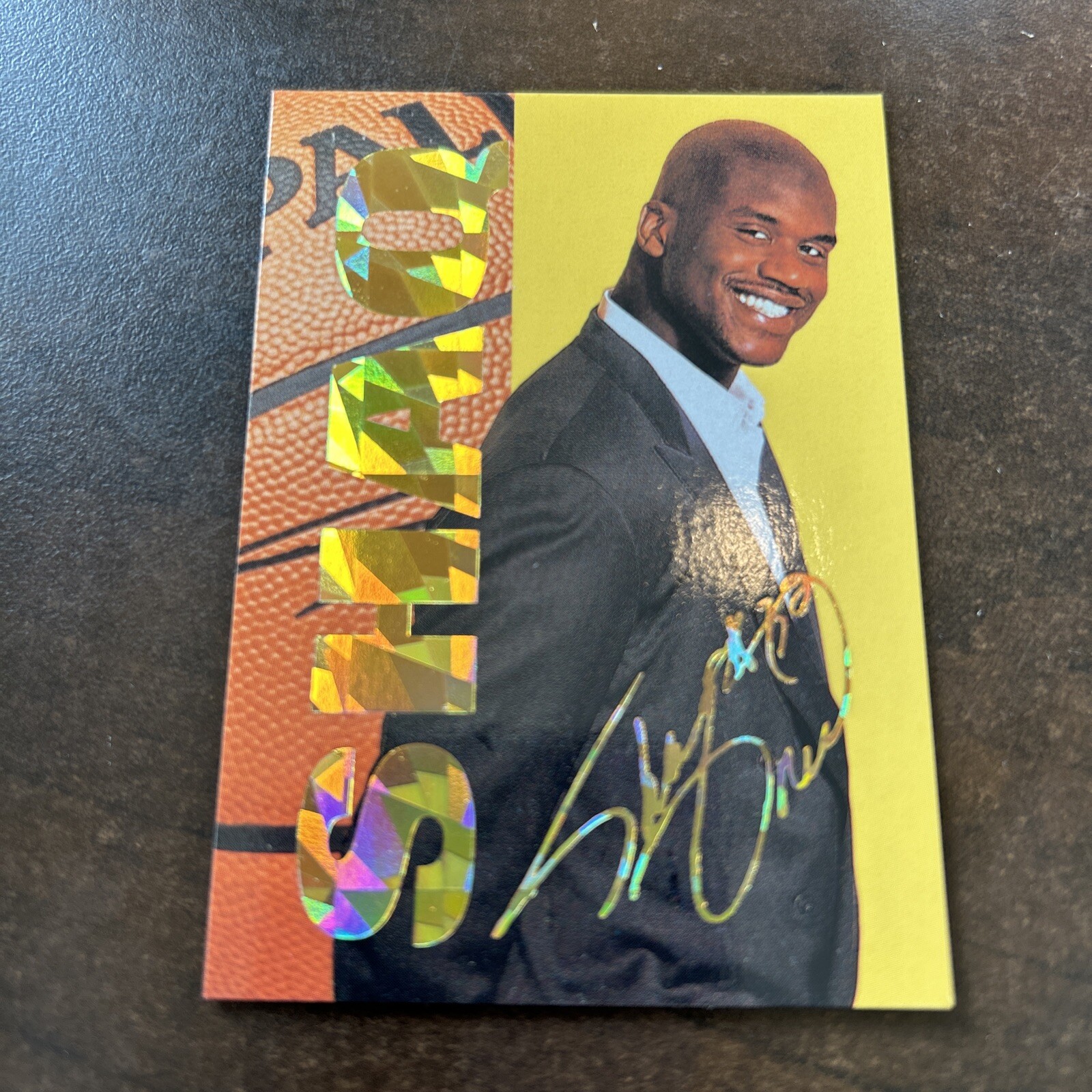 1993-94 Arena Sports Shaq The Man Gold Foil Signature Promo QTY AVAIL