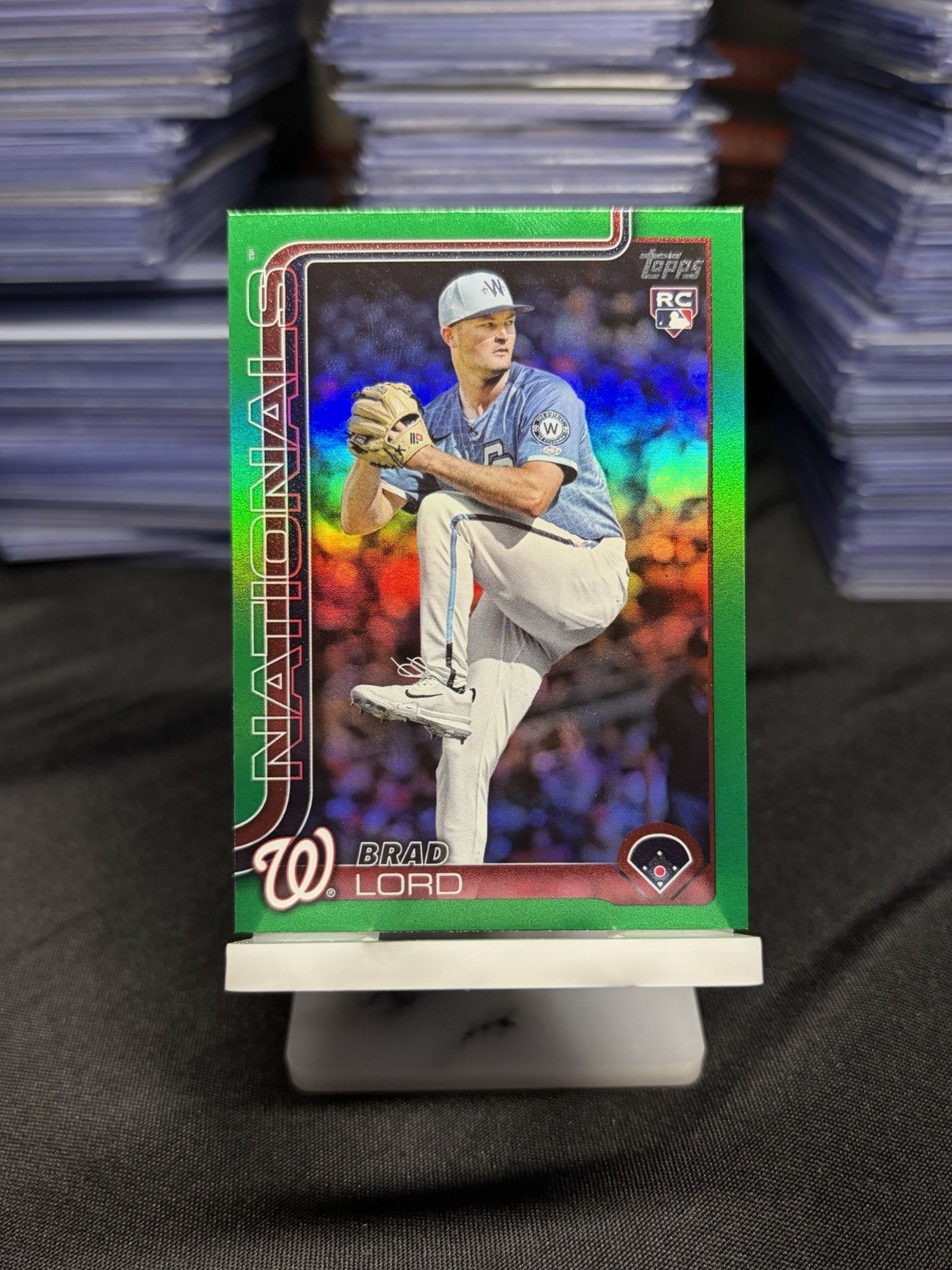 2025 Topps Update Series – Brad Lord #US39 Green Rainbow Foil /99 (RC)