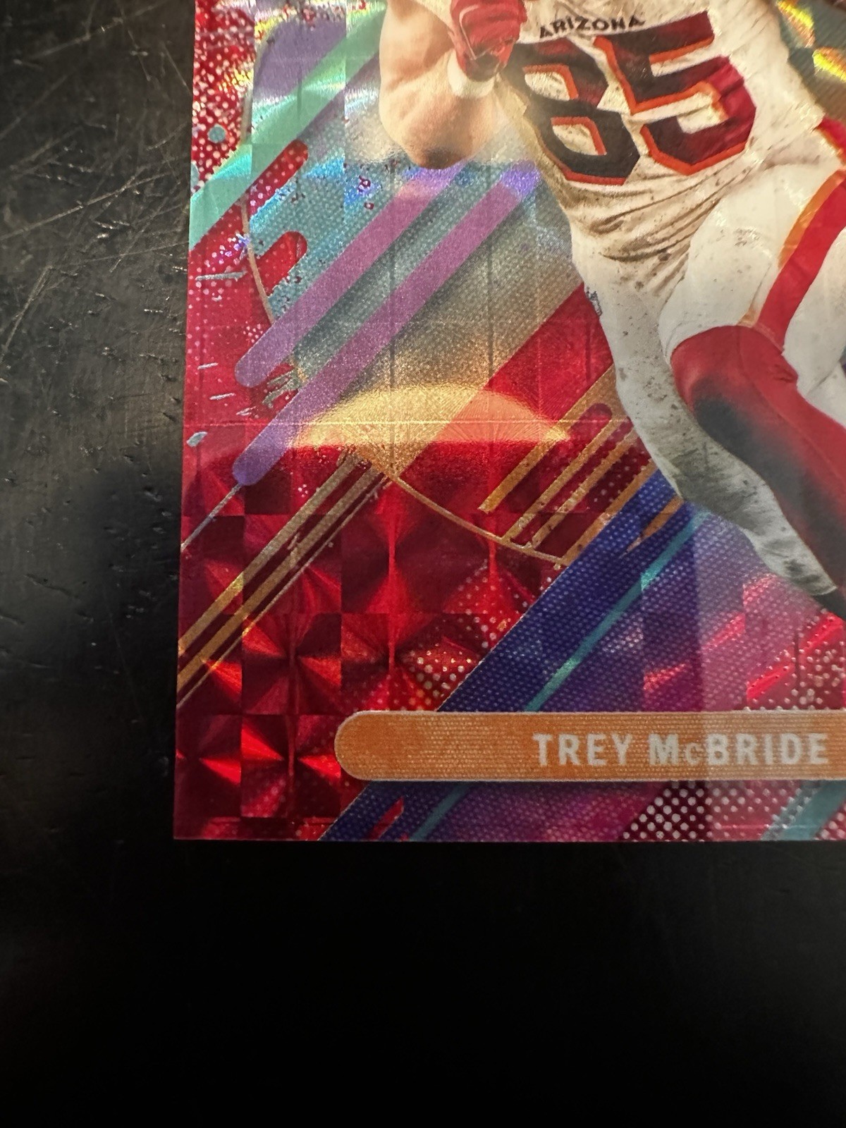 2025 Topps Finest 272 Trey McBride Rare Red Geometric 3/3 SSP BREAKERS DELIGHT