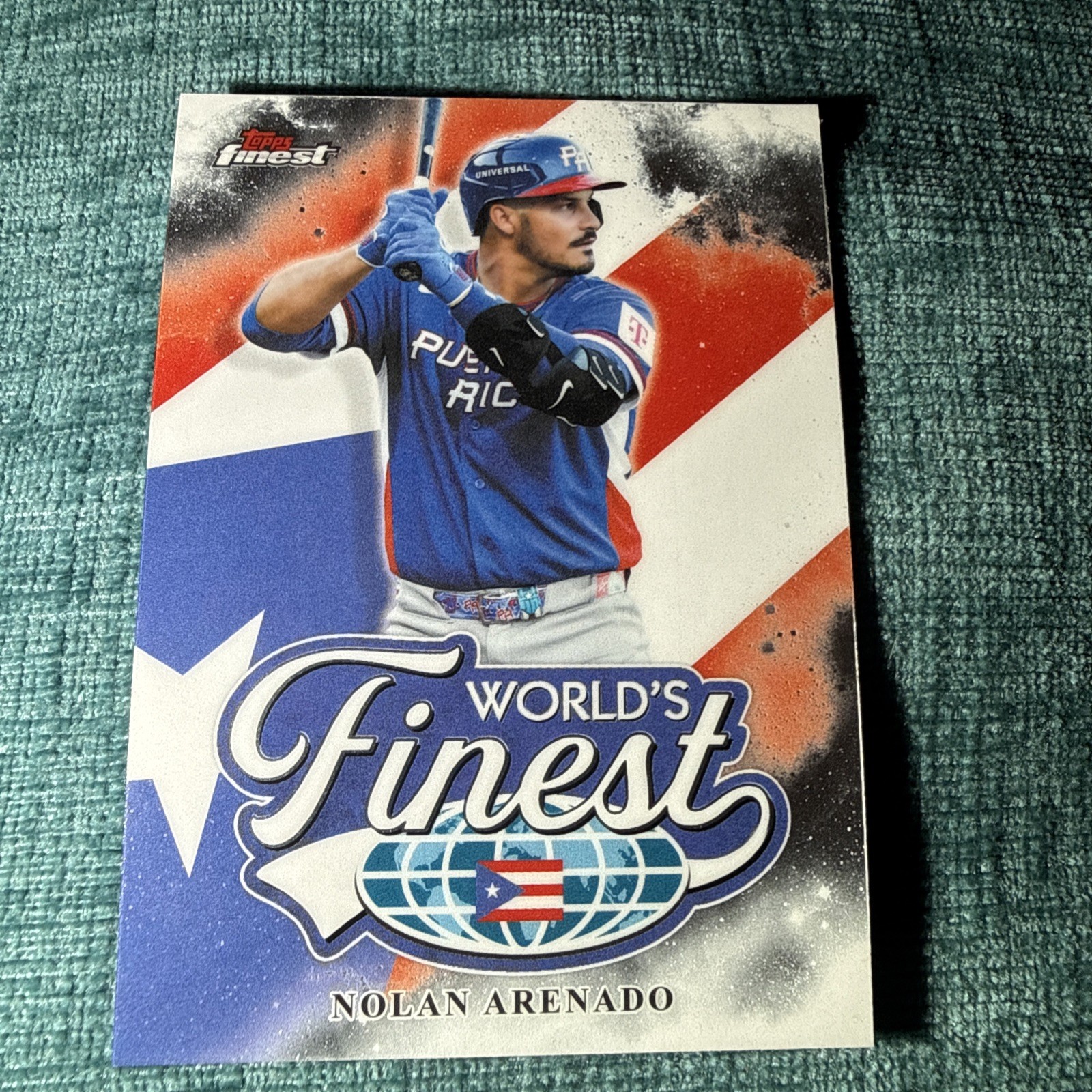 2026 Topps Finest Nolan Arenado Worlds Finest – Team Puerto Rico – WBC