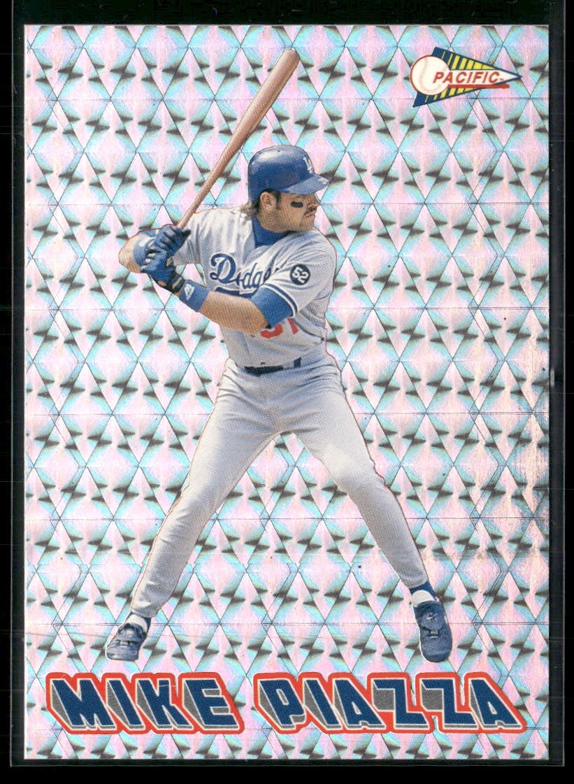 1993 Pacific Spanish #34 Mike Piazza Jugadores Calientes