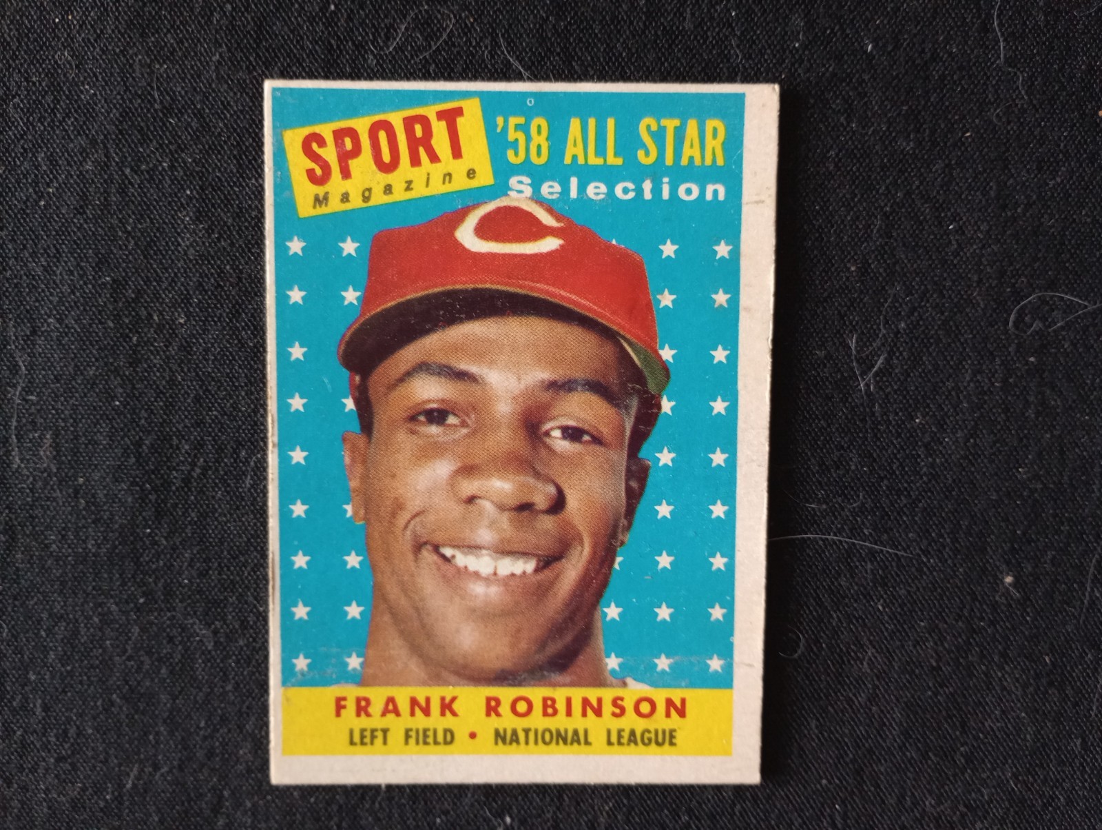 1958 Frank Robinson all star Topps 484 card