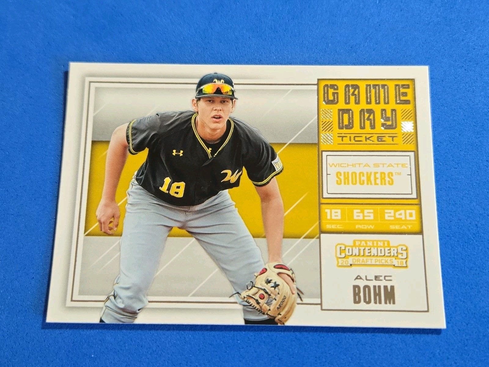 2018 Alec Bohm Panini Contenders Draft Picks #11 Game Day Ticket
