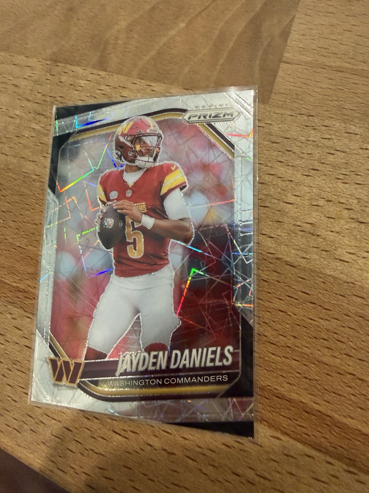 Panini 2025 Prizm Football Jayden Daniels Cracked Ice Prizm #278 Commanders 🔥