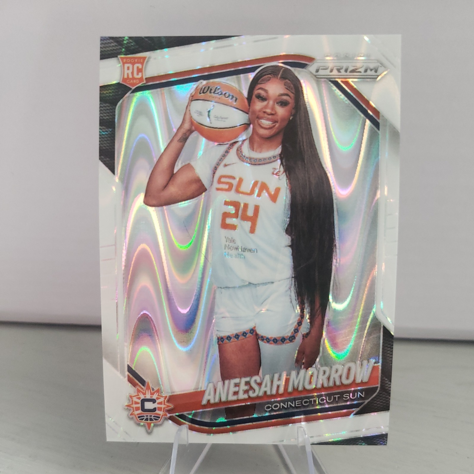 2025 Panini Prizm WNBA Aneesah Morrow #146 White Seismic Variation RC