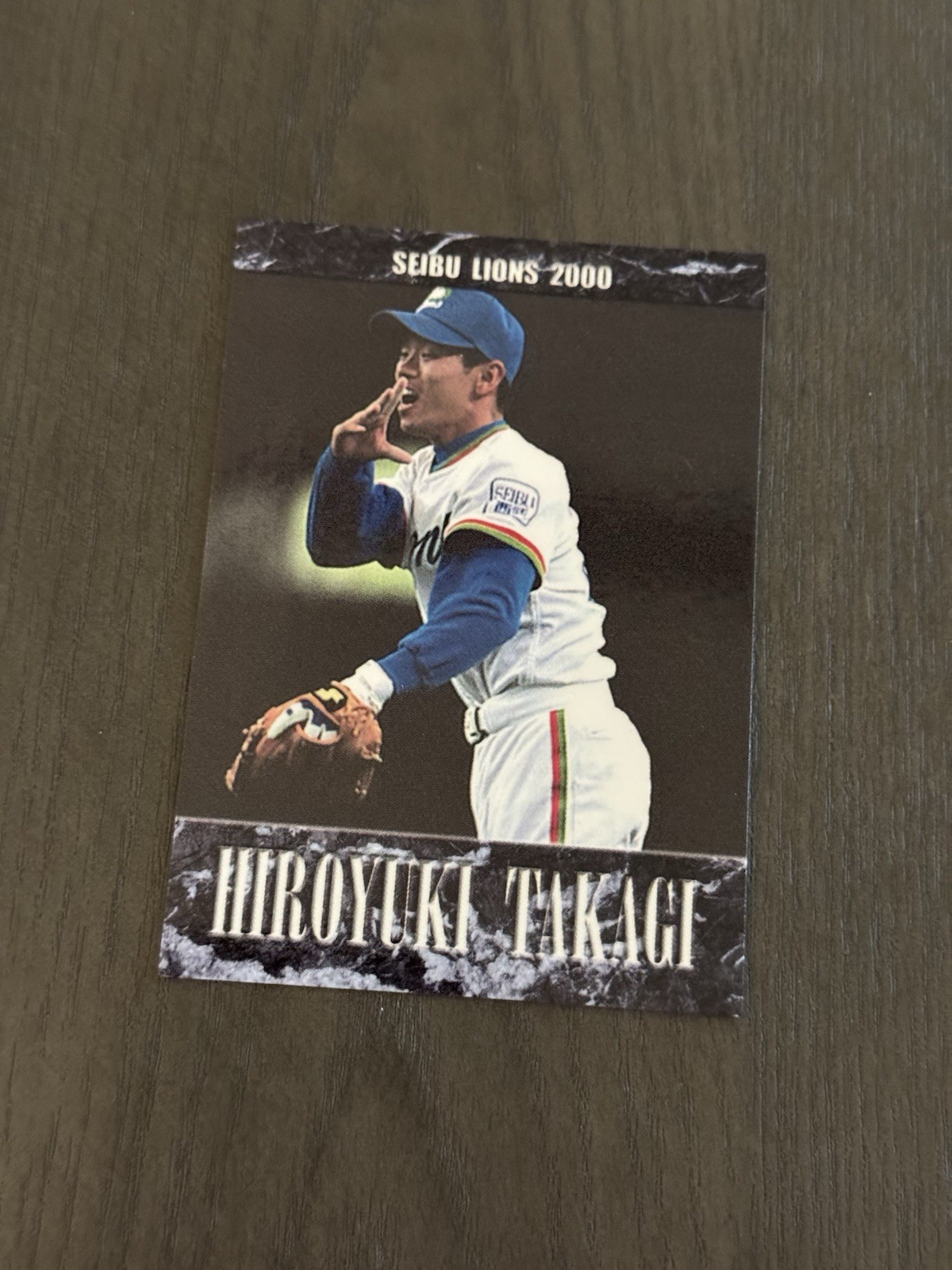 2000 Broccoli Saitama Seibu Lions Official Cards Collection #071 HIROYUKI TAKAGI