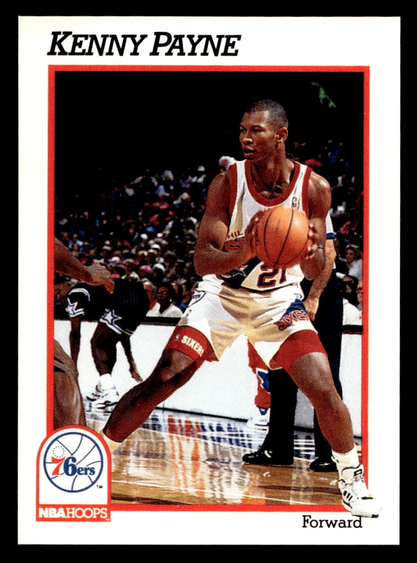 1991-92 NBA Hoops – Kenny Payne #413 Basketball Sports Card Raw Trading Card