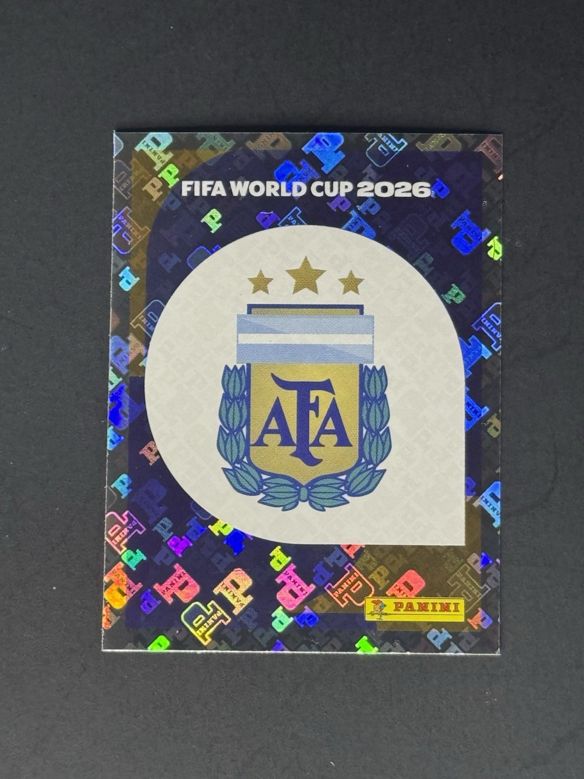 Panini FIFA World Cup 2026 ARG 1 Argentina Team Badge Sticker Club Logo