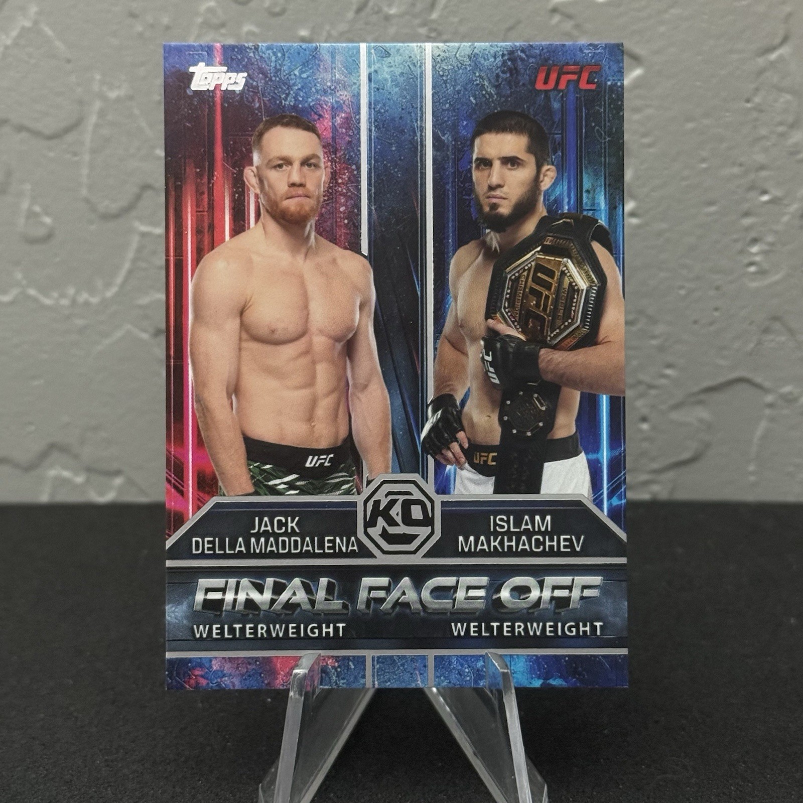 2026 Topps Knockout UFC Jack Della Maddalena / Islam Makhachev Final Face Off