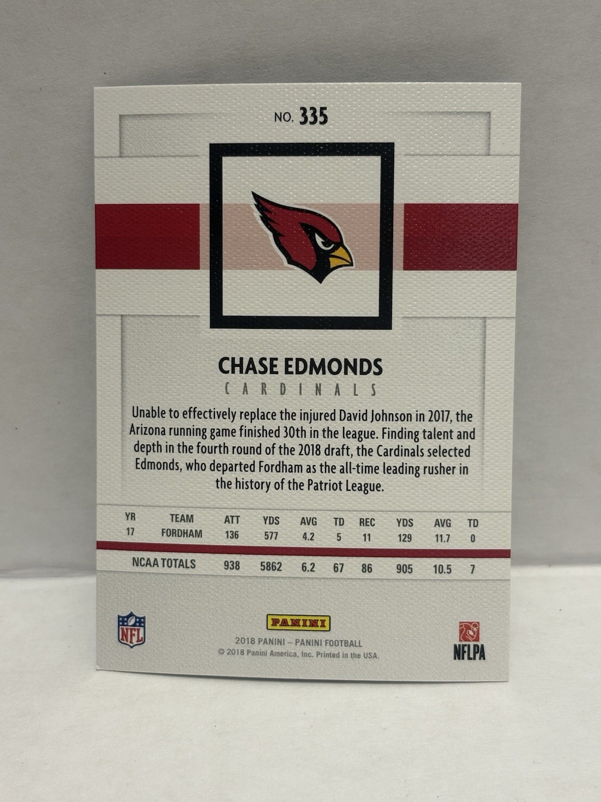 2018 Panini American Football Card NFL various players various teams A3