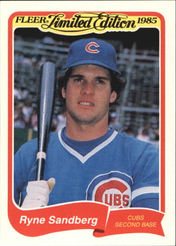 1985 Fleer Limited Edition #31 Ryne Sandberg Chicago Cubs
